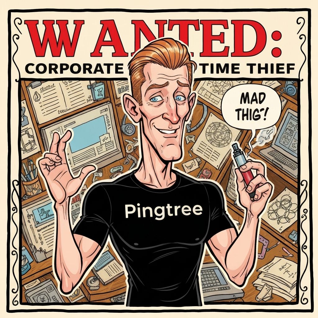 Crooks West - Ginger-haired Time Thief with vape